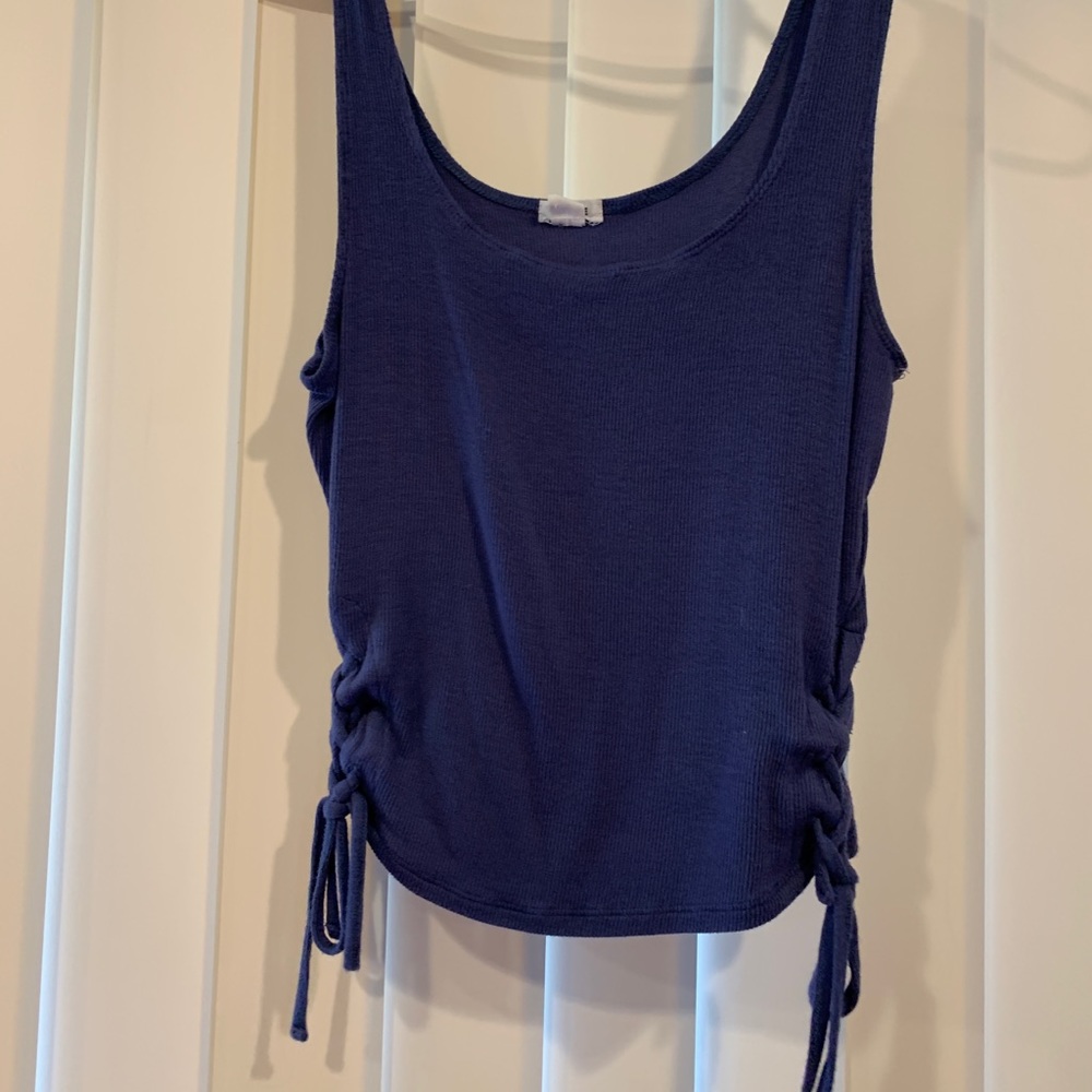 Blue tank top